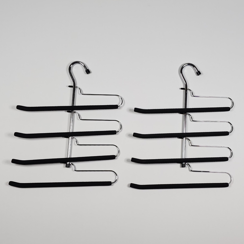 Space Saving Pants Hanger Clothes Organizer Set of 2